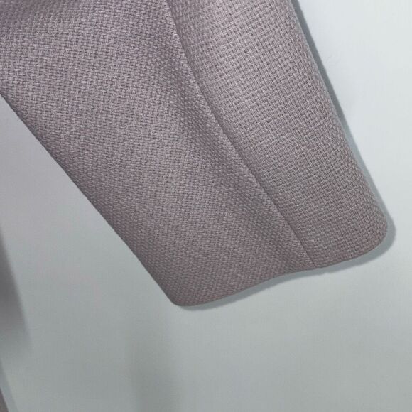 Calvin Klein Wool Blend Mock Neck Full Zip Jacket Lavender Size 16 - Picture 9 of 15